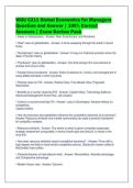 WGU C211 Global Economics for Managers&NewLine;Question and Answer &vert; 100&percnt; Correct&NewLine;Answers &vert; Exam Review Pack