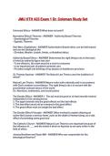 JMU HTH 423 Exam 1 Dr&period; Coleman Study Set