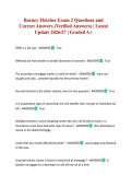 Barney Fletcher Exam 2 Questions and Correct Answers &lpar;Verified Answers&rpar; &vert; Latest Update 2026&sol;27 &vert; Graded A&plus;