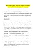 HCB 101 Test 2 &lpar;Infection Control&rpar; with all Correct & 100&percnt; Verified Answers &vert;Already Graded A&plus;