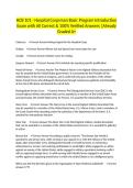 HCB 101 - Hospital Corpsman Basic Program Introduction Exam with All Correct & 100&percnt; Verified Answers &vert;Already Graded A&plus;