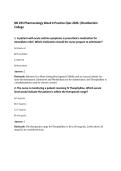 NR 293 Pharmacology Week 6 Practice Quiz 2026 &vert;Chamberlain&NewLine;College