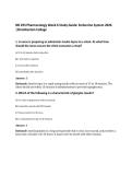 NR 293 Pharmacology Week 6 Study Guide&colon; Endocrine System 2026&NewLine;&vert;Chamberlain College