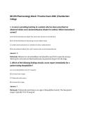 NR 293 Pharmacology Week 7 Practice Exam 2026 &vert;Chamberlain&NewLine;College