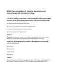 NR 293 Pharmacology Week 8 - Endocrine&comma; Reproduction&comma; and&NewLine;Immune Review 2026 &vert;Chamberlain College