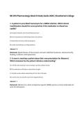 NR 293 Pharmacology Week 8 Study Guide 2026 &vert;Chamberlain College