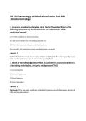 NR 293 Pharmacology&colon; CNS Medications Practice Pack 2026&NewLine;&vert;Chamberlain College