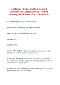 GA Barney Fletcher Guilford Section 2 Questions and Correct Answers &lpar;Verified Answers&rpar; &vert; New Update 2026&sol;27 &vert; Graded A&plus;