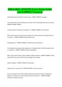 AMCA-MAC UPDATED Exam Study Guide and CORRECT Answers