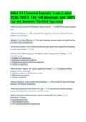 OSHA 511 General Industry Exam &lpar;Latest&NewLine;2026&sol;2027&rpar; 140 Full Questions and 100&percnt;&NewLine;Correct Answers &lpar;Verified Success&rpar;