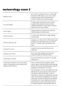 meteorology exam 2 questions and answers 2026