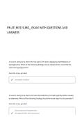 PN ATI Med Surg with questions and answers