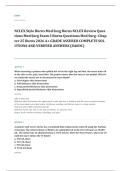 med surg EXAM A&plus; GRADE ASSURED COMPLETE SOLUTIONS AND VERIFIED ANSWERS