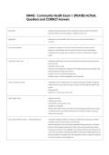 NR 442   Bundled Exam Questions WITH  CORRECT Answers