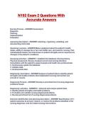 N192 Exam 2 Questions With Accurate Answers