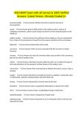HCB HEENT Exam with all Correct & 100&percnt; Verified Answers &vert;Latest Version &vert;Already Graded A&plus;