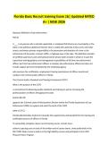 Florida Basic Recruit training Exam 1b&vert; Updated RATED A&plus; &vert; NEW 2026
