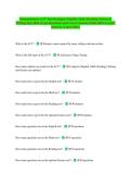 Comprehensive ACT Test Strategies&colon; English&comma; Math&comma; Reading&comma; Science &&NewLine;Writing Tips 2026&period; Exam Questions and Correct Answers With 100&percnt; Correct&NewLine;Answers &vert; Latest 2026 &vert;&NewLine;