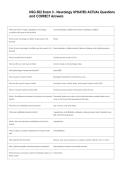 Urology    Bundled Exam Questions WITH  CORRECT Answers