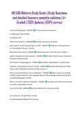NR 566 Midterm Study Guide &vert; Study Questions and detailed Answers complete solutions &vert; A&plus; Graded &vert; 2026 Updates &vert; 100&percnt; correct&NewLine;&NewLine;