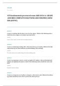 ATI RN fundamentals proctored EXAM A&plus; GRADE ASSURED COMPLETE SOLUTIONS AND VERIFIED ANSWERS