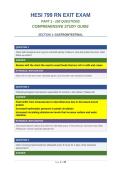 HESI RN Exit Exam 799 Full Bundle &vert; Practice Questions&comma; Rationales & Complete Study Guide