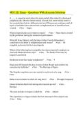 MUS 121 Exam &ndash; Questions With Accurate Solutions