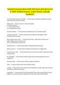 Hospital Corpsman Basic &lpar;HCB 101&rpar; Exam with all Correct & 100&percnt; Verified Answers &vert;Latest Version &vert;Already Graded A&plus;