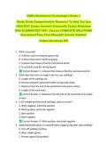 CWEA Mechanical Technologist Grade 3 &NewLine;Study Guide Comprehensive Resource To Help You Ace &NewLine;2026-2027 Exams Includes Frequently Tested Questions &NewLine;With ELABORATED 100&percnt; Correct COMPLETE SOLUTIONS &NewLine;Guaranteed Pass First Attempt&excl;&excl; Current Update&excl;&excl;  &NewLine;Instan