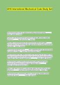2018 International Mechanical Code Study Set