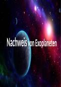 Exoplaneten-Nachweis &lpar;Transit&comma; Radialgeschwindigkeit & Mikrolinsen&rpar; &ndash; physikalische Einf&uuml;hrung inkl&period; Herleitung des Mikrolinseneffekts &uuml;ber Linsengleichung und Einstein-Radius