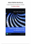  Solution Manual for Computer Organization and Architecture&comma; 11th edition by William Stallings&comma; Chapter 1-21