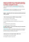 AMMO 51 COURSE MV-DL EXAM 2026 UPDATED &vert; COMPLETE STUDY GUIDE &vert; VERIFIED QUESTIONS & CORRECT ANSWERS TO PASS