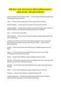 HCB Test 4 with all Correct & 100&percnt; Verified Answers &vert;Latest Version &vert;Already Graded A&plus;