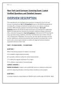 New York Land Surveyor Licensing Exam &vert; Latest &NewLine;Verified Questions and Detailed Answers