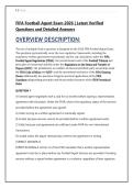 FIFA Football Agent Exam 2026 &vert; Latest Verified &NewLine;Questions and Detailed Answers 