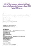 WGU D427 Data Management Applications Study Guide &lpar;PDF&rpar; &vert; SQL Exam Prep 2026