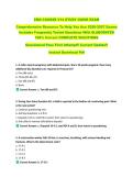 EMD COURSE V14 STUDY GUIDE EXAM  &NewLine;Comprehensive Resource To Help You Ace 2026-2027 Exams &NewLine;Includes Frequently Tested Questions With ELABORATED &NewLine;100&percnt; Correct COMPLETE SOLUTIONS  &NewLine;Guaranteed Pass First Attempt&excl;&excl; Current Update&excl;&excl;  &NewLine;Instant Download Pdf