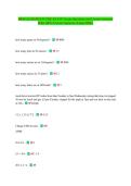 HESI A2 MATH ON THE EXAM&ast; Exam Questions and Correct Answers&NewLine;With 100&percnt; Correct Answers &vert; Latest 2026 &vert;