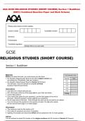AQA GCSE PSYCHOLOGY Paper 2 Social Context and Behaviour &lpar;8182&sol;2&rpar; &NewLine;Combined Question Paper and Mark Scheme