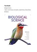 Test Bank for Biological Science&comma; 8th Edition by Scott Freeman&vert; Latest Version 2026