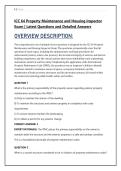 ICC 64 Property Maintenance and Housing Inspector Exam &vert; Latest Questions and Detailed Answers 
