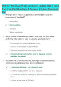 NUR 417 Med Surg Final Exam Latest Update 2026 &vert; Exam &NewLine;Prep &vert; Verified Questions & Answers &vert; Instant Download &NewLine;PDF