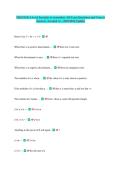 MEI OCR A Level formulas to remember&period; All Exam Questions and Correct&NewLine;Answers &vert; Graded A&plus; &vert; 2025&sol;2026 Update&vert;