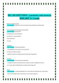 BIO 180 Midterm 1 2026&sol;2027 Biology Course &ndash; Questions and Answers A&plus; Study Guide