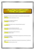 BIO 253 Exam 3 Hondros College 2026&sol;2027 Anatomy and Physiology &ndash; Questions and Answers A&plus; Study Guide
