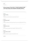 microeconomics EXAM A&plus; GRADE ASSURED COMPLETE SOLUTIONS AND VERIFIED ANSWERS