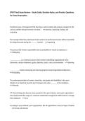 SPMT Final Exam Review &ndash; Study Guide&comma; Revision Notes&comma; and Practice Questions for Exam Preparation