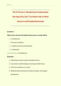 NR 224 Final Exam Chamberlain &vert; Fundamentals Nursing Comprehensive Exam &vert; Complete  Questions and Answers and Detailed Rationales &vert; Skills&comma; Safety&comma; Infection Control&comma; Clinical Judgment &vert; Get HighScore &NewLine;&NewLine;