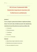 NR 224 Exam 2 Fundamentals Skills Chamberlain University &vert; Comprehensive Questions with Verified Answers and Detailed Rationales &vert; Nursing Skills&comma; Safety&comma; Clinical Judgment&comma; NCLEX Prep &vert; Get HighScore &vert; Instant Download&NewLine;&NewLine;